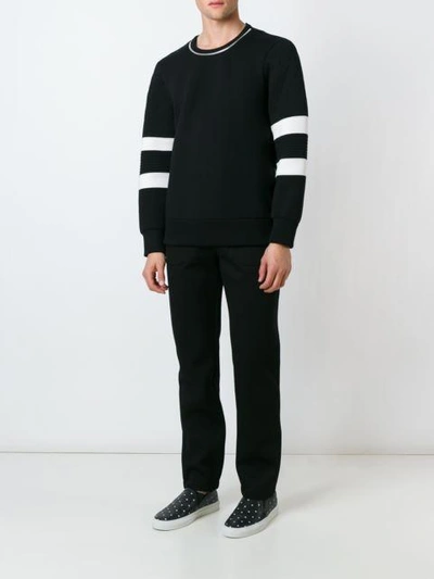 Shop Givenchy - Straight Leg Trousers  In Black