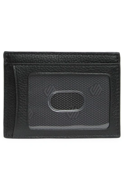 Johnston & Murphy Weekend Leather Card Holder In Black
