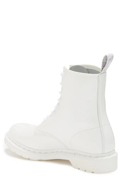 Shop Dr. Martens' 1460 Monochromatic Leather Boot In White