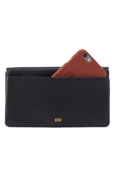 Hobo Lumen Leather Bifold Wallet In Black