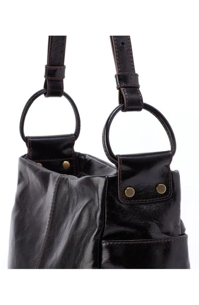 Shop Hobo Sheila Leather Crossbody Bag In Black