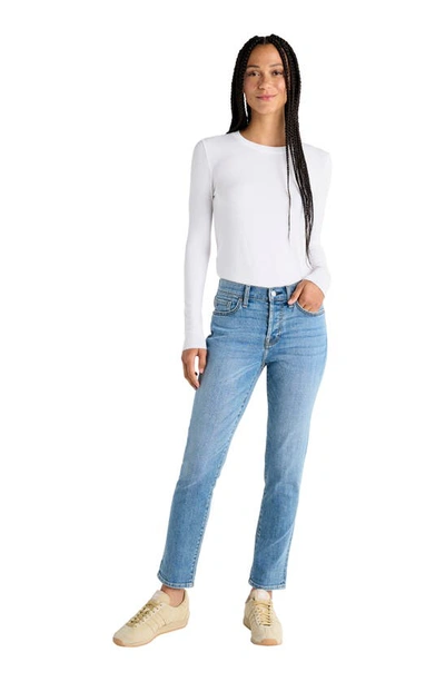 Splendid Long Sleeve T-shirt In White