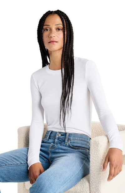 Splendid Long Sleeve T-shirt In White
