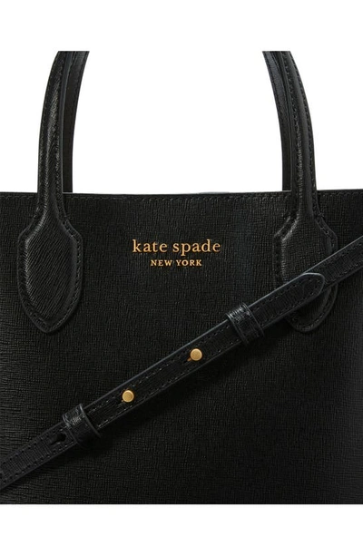 Shop Kate Spade Medium Bleecker Saffiano Leather Tote In Black