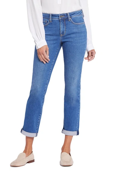 Shop Nydj Sheri Cuffed Ankle Slim Jeans In Rockford