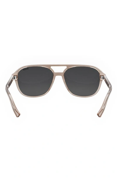 Shop Dior In N1i 57mm Navigator Sunglasses In Shiny Pink / Smoke