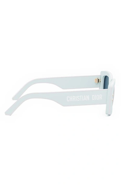 DiorPacific S1U White Square Sunglasses