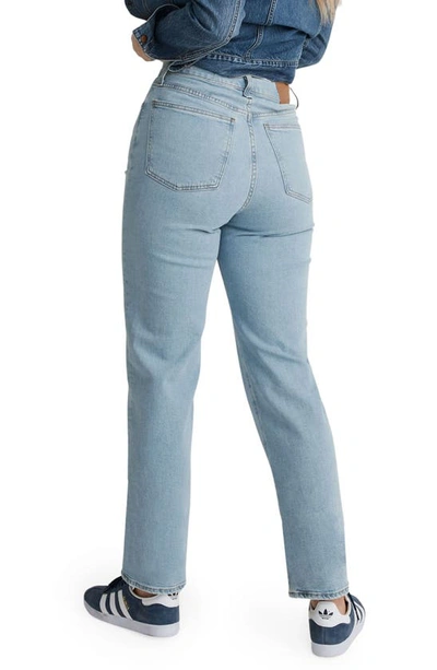 Shop Madewell The Perfect Vintage High Waist Straight Leg Jeans In Cliffview Wash