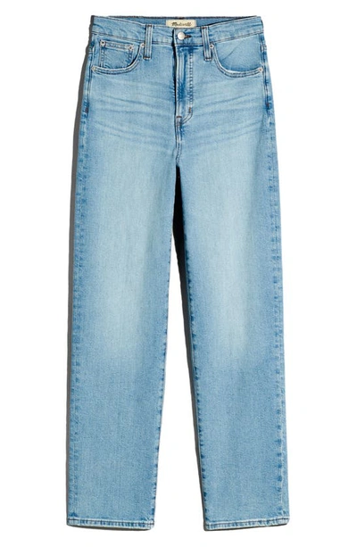 Shop Madewell The Perfect Vintage High Waist Straight Leg Jeans In Cliffview Wash