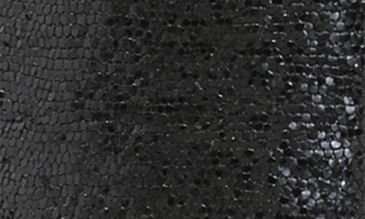Allsaints Nori Knee High Boot In Metallic Black