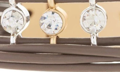 Saachi Crystal Bracelet In Brown