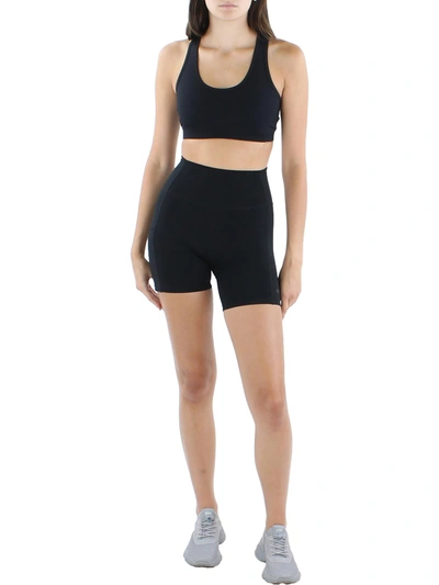 Shop Fourlaps Infinity Womens Fitness Yoga Sports Bra In Black
