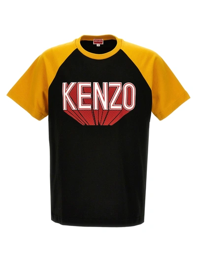 Shop Kenzo Raglan 3d T-shirt Multicolor