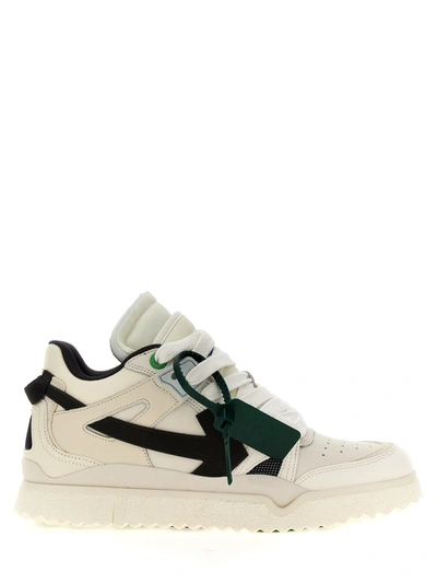Shop Off-white Midtop Sponge Sneakers White/black