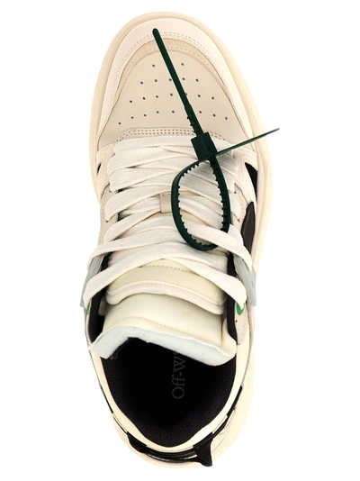 Shop Off-white Midtop Sponge Sneakers White/black