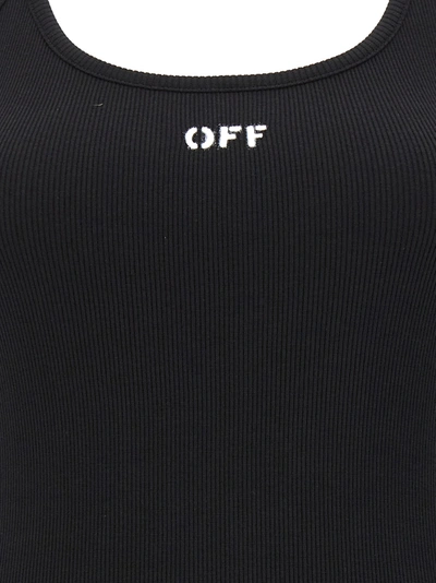 Shop Off-white Off Dresses Black
