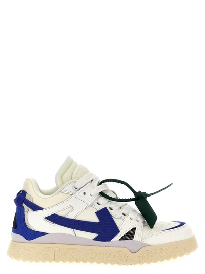 Shop Off-white Midtop Sponge Sneakers Blue