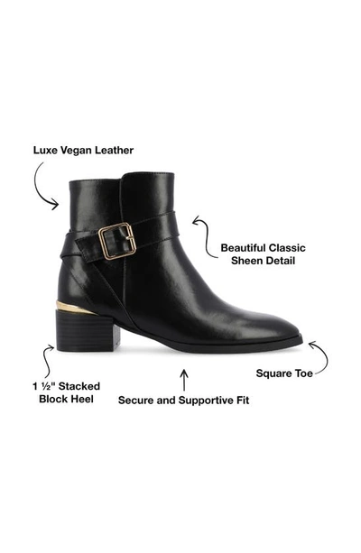 Journee Collection Elley Bootie In Black