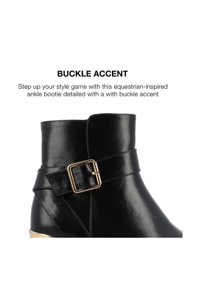 Journee Collection Elley Bootie In Black