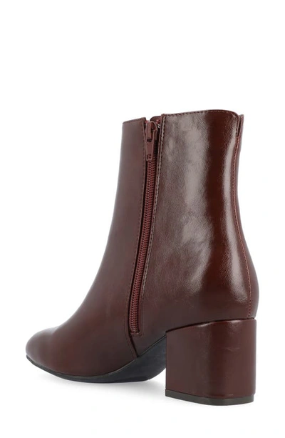 Journee Collection Adria Bootie In Brown