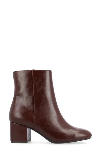 Journee Collection Adria Bootie In Brown