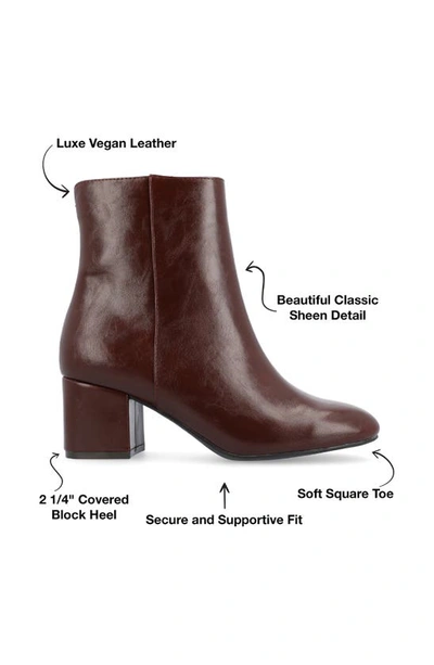 Journee Collection Adria Bootie In Brown