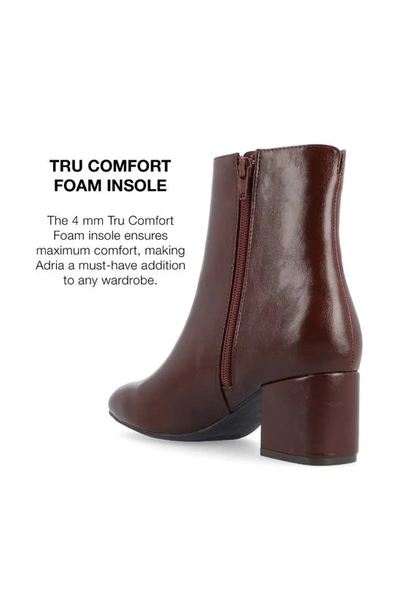 Journee Collection Adria Bootie In Brown