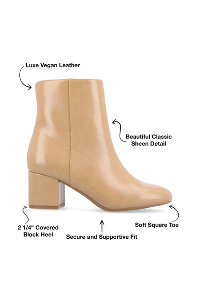 Journee Collection Adria Bootie In Tan