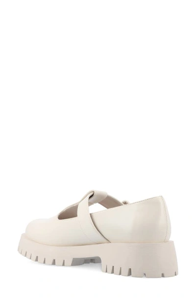 Journee Collection Suvi Mary Jane Loafer In Bone