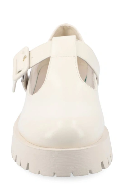 Journee Collection Suvi Mary Jane Loafer In Bone