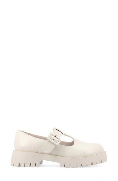 Journee Collection Suvi Mary Jane Loafer In Bone