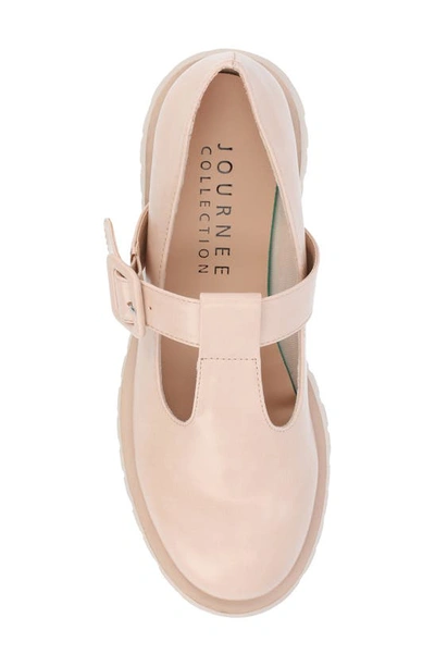 Journee Collection Suvi Womens Round Closed Toe Mary Jane Shoes In Pink