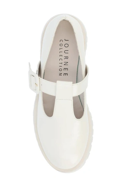 Journee Collection Suvi Mary Jane Loafer In Bone