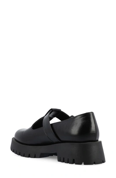 Journee Collection Suvi Mary Jane Loafer In Black