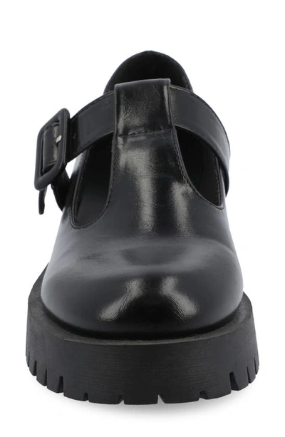 Journee Collection Suvi Mary Jane Loafer In Black
