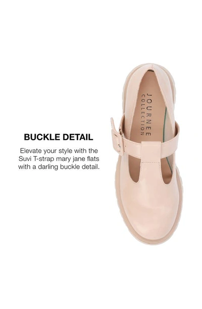 Journee Collection Suvi Womens Round Closed Toe Mary Jane Shoes In Pink