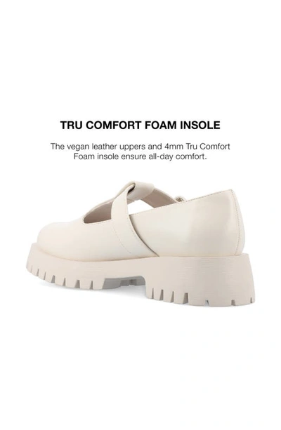 Journee Collection Suvi Mary Jane Loafer In Bone