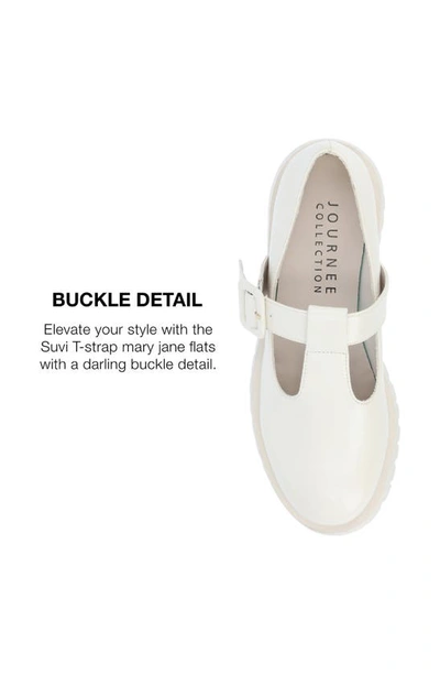 Journee Collection Suvi Mary Jane Loafer In Bone
