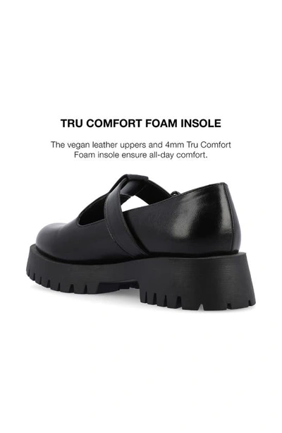 Journee Collection Suvi Mary Jane Loafer In Black