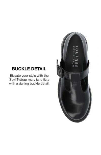 Journee Collection Suvi Mary Jane Loafer In Black