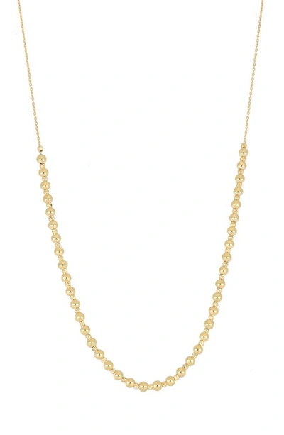 Shop Bony Levy Mykonos 14k Gold Beaded Necklace In 14k Yellow Gold