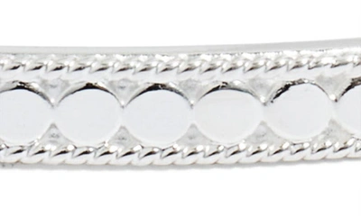 Shop Anna Beck Classic Stacking Cuff Bracelet In Silver