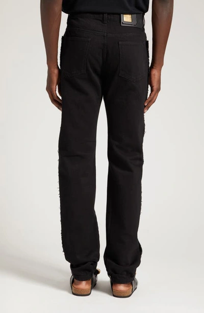 Shop Jw Anderson Twisted Slim Fit Jeans In Black