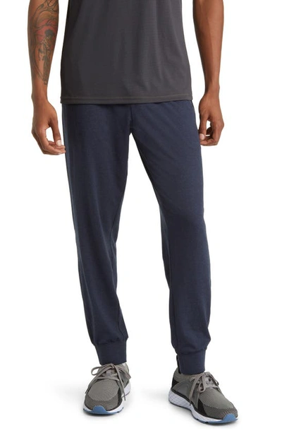 Shop Zella Restore Soft Performance Joggers In Navy Eclipse Melange