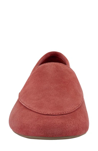 Shop Birdies Vesper Flat In Brick Suede