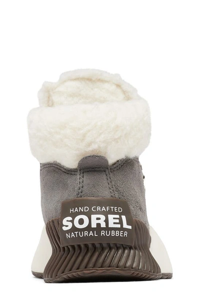 Shop Sorel Kids' Out 'n About Conquest Waterproof Boot In Quarry/ Gum 15