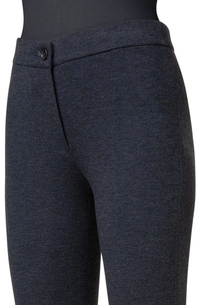 Shop Akris Friatte Slim Stretch Jersey Pants In 183 Charcoal