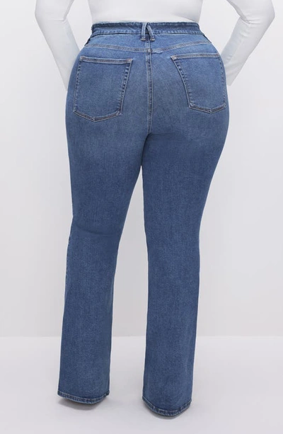 Good American Always Fits Good Classic High Waist Bootcut Jeans In Indigo534