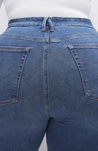 Good American Always Fits Good Classic High Waist Bootcut Jeans In Indigo534