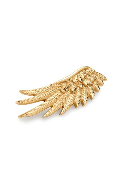 Shop Awe Inspired Wing Single Ear Crawler In Gold Vermeil